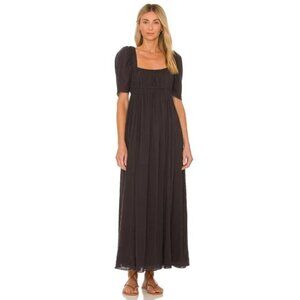 ANNA nata Emily Dress in Washed Black